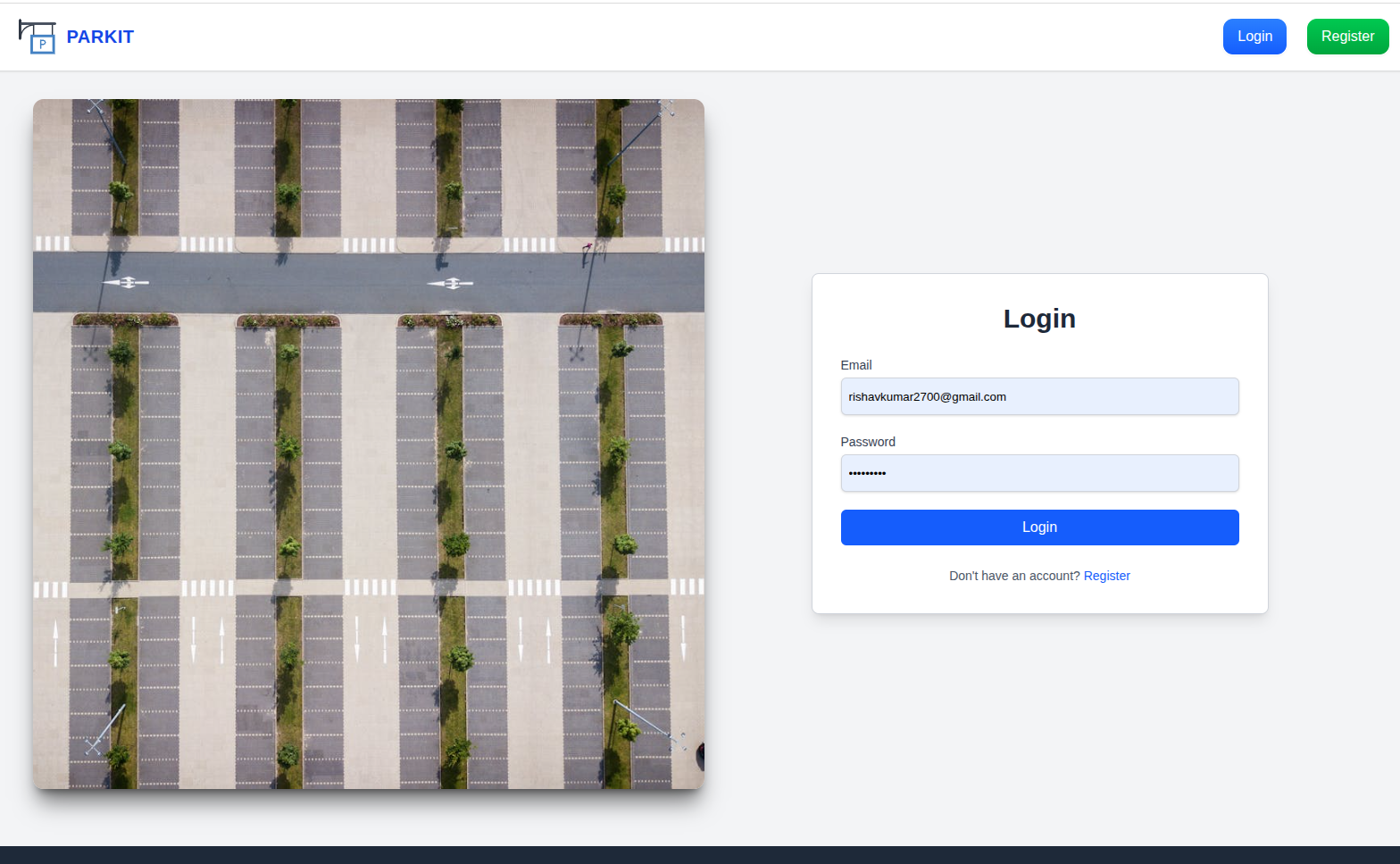 Real-Time Parking Booking App
